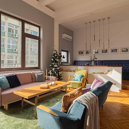 Spacious 3br Atrium Penthouse, Balcony, Cismigiu Appartement *