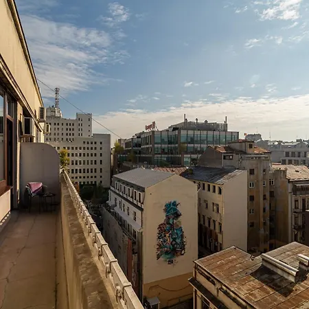 Spacious 3br Atrium Penthouse, Balcony, Cismigiu Appartement Boekarest